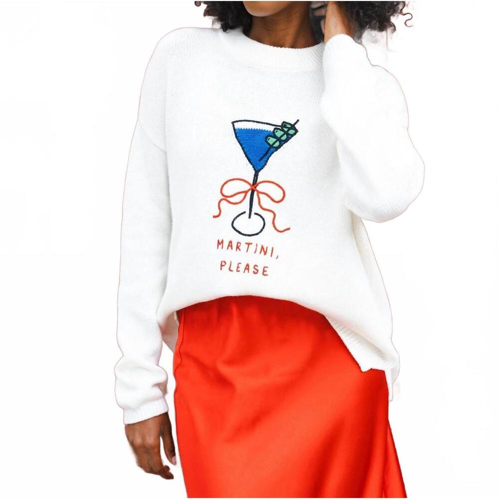 NEW ELLSWORTH + IVEY sadie sweater in martini please